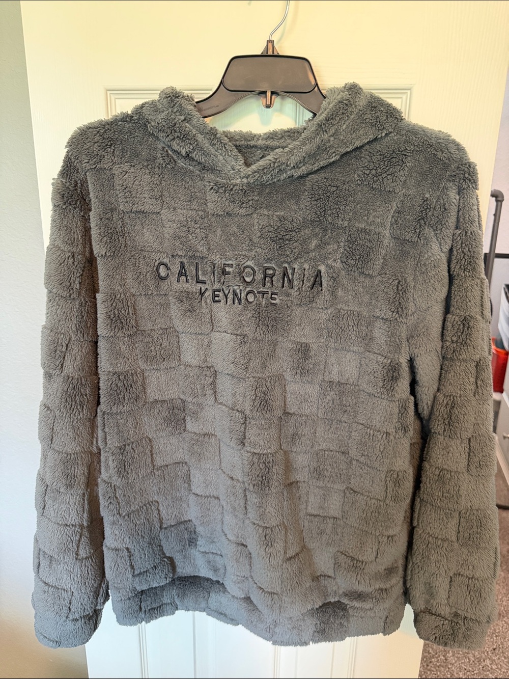 California Keynote Plush Hoodie - Gray